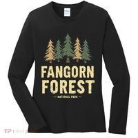 Fangorn Forest National Park Bookworms Saying Women's Long Sleeve Shirt thumb 0