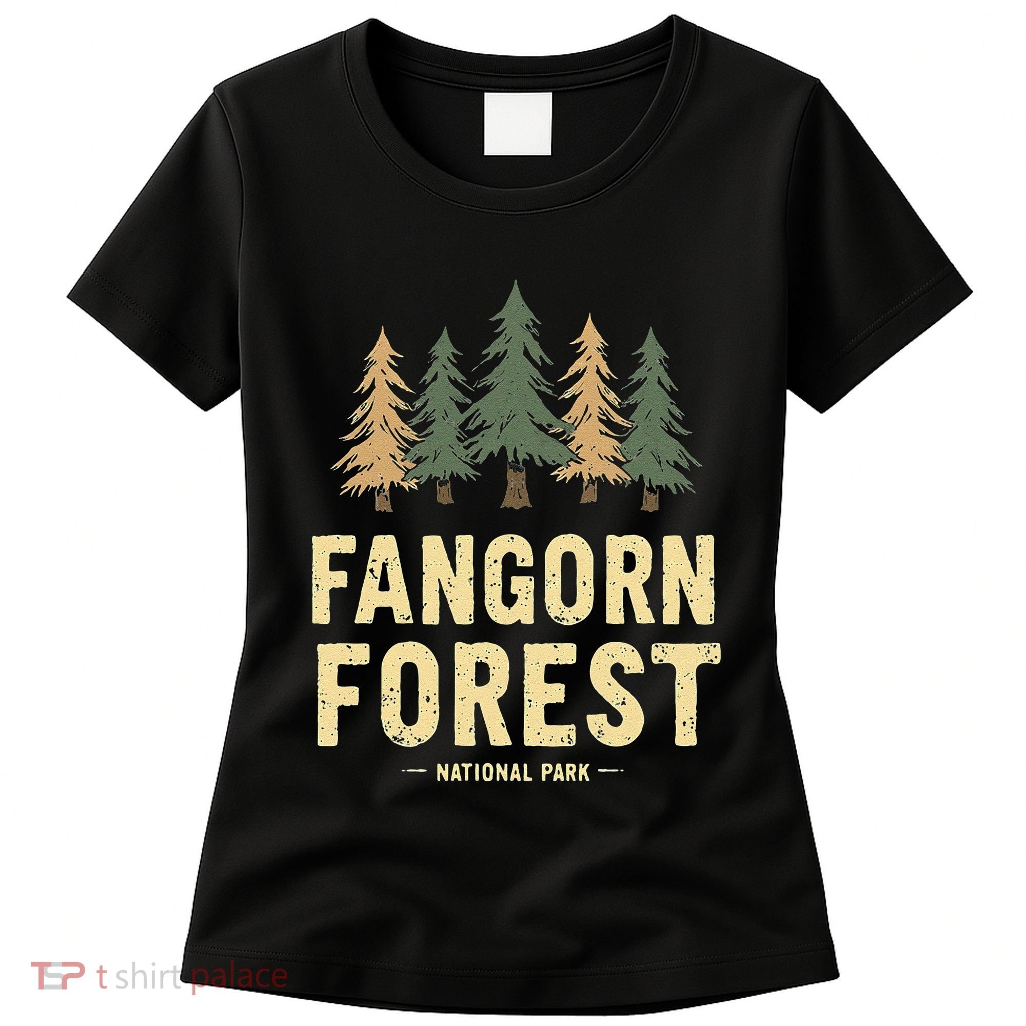 Fangorn Forest National Park Bookworms Saying Women's T-Shirt