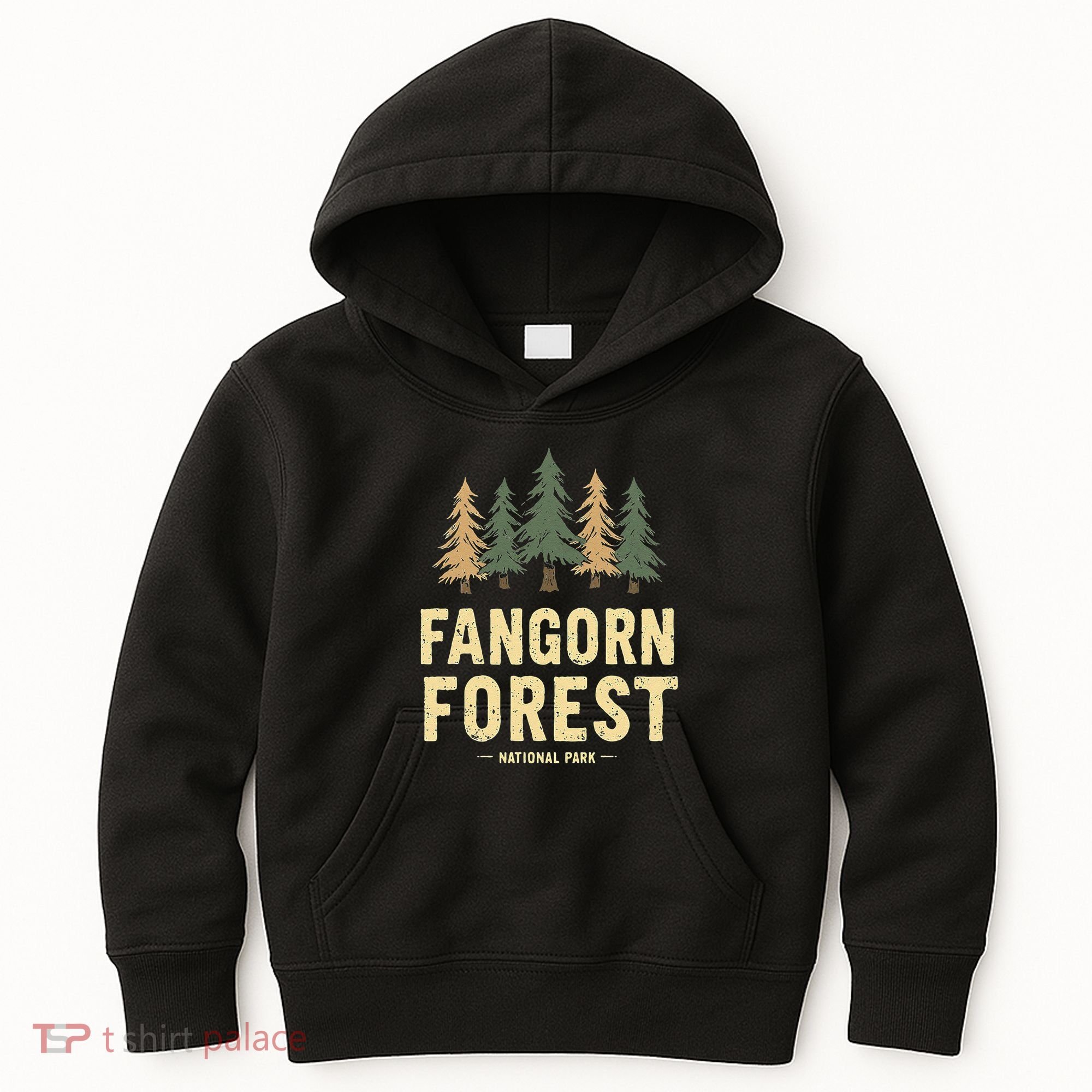 Fangorn Forest National Park Bookworms Saying Kids Hoodie