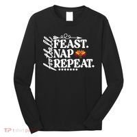 Football Feast Nap Repeat Long Sleeve Shirt thumb 0