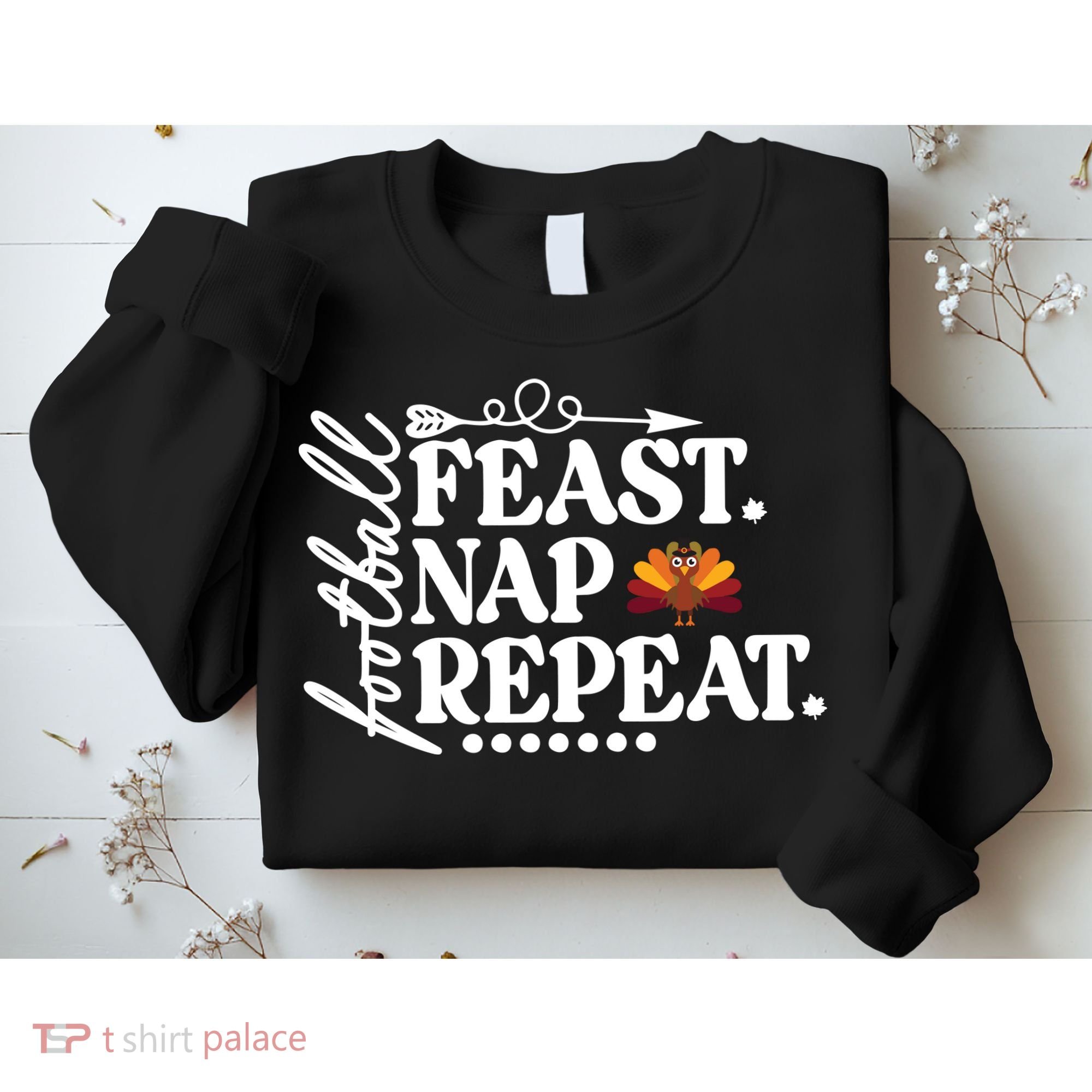 Football Feast Nap Repeat Sweatshirt