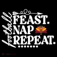 Football Feast Nap Repeat Sweatshirt thumb 3