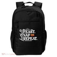 Football Feast Nap Repeat Backpack thumb 0
