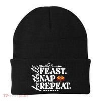 Football Feast Nap Repeat Beanie thumb 0