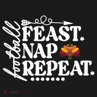 Football Feast Nap Repeat Toddler Hoodie thumb 2