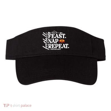 Football Feast Nap Repeat Visor