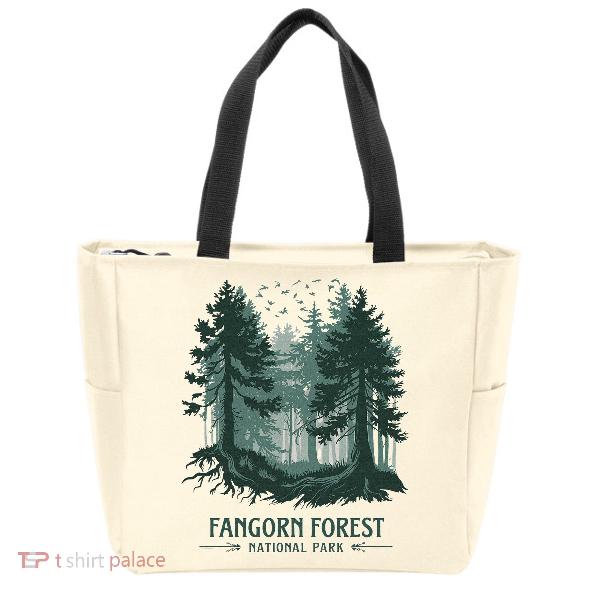 Fangorn Forest National Park Bookworms Saying Tote Bag