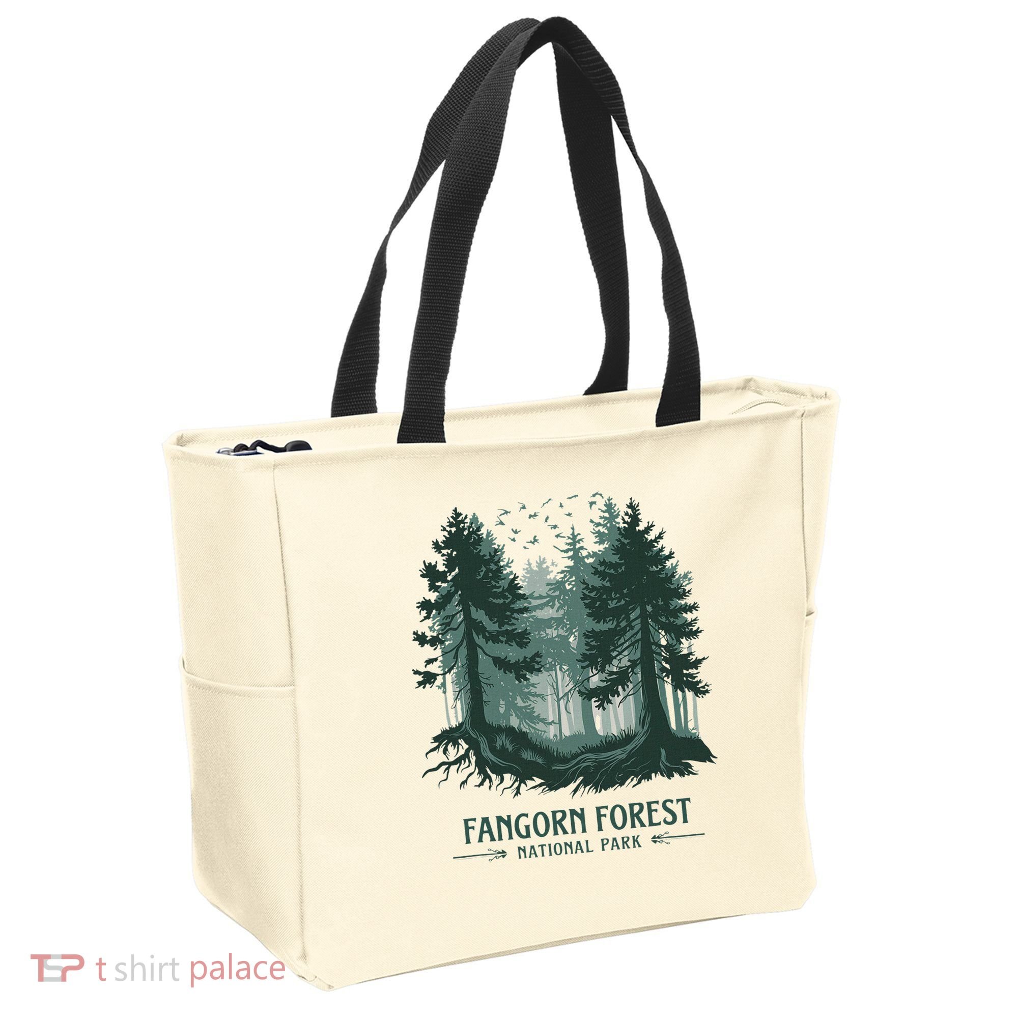 Fangorn Forest National Park Bookworms Saying Tote Bag