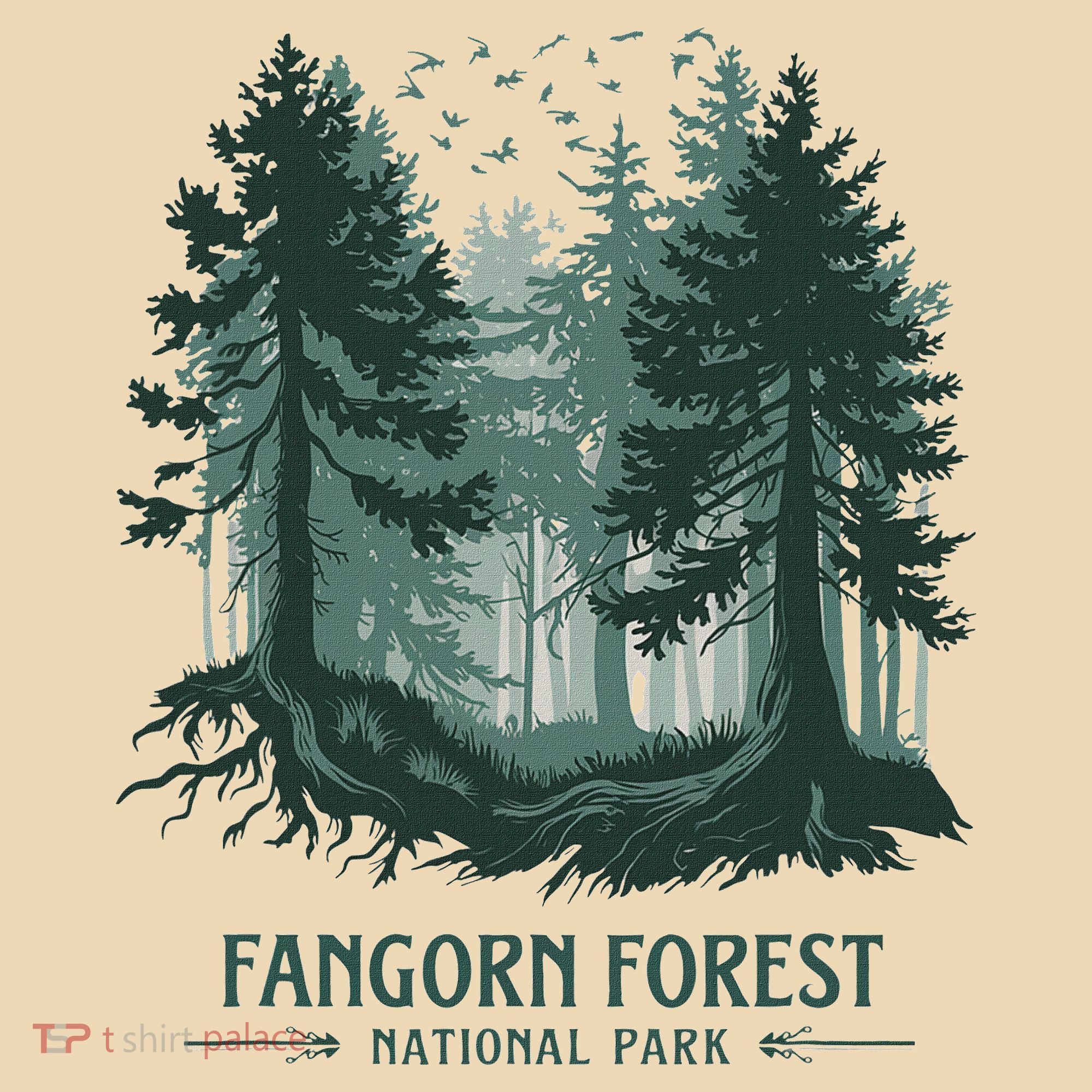 Fangorn Forest National Park Bookworms Saying Tote Bag