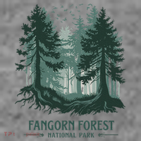 Fangorn Forest National Park Bookworms Saying Toddler Hoodie thumb 2