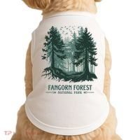 Fangorn Forest National Park Bookworms Saying Doggie Tank thumb 0