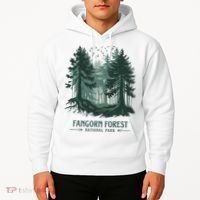 Fangorn Forest National Park Bookworms Saying Hoodie thumb 2