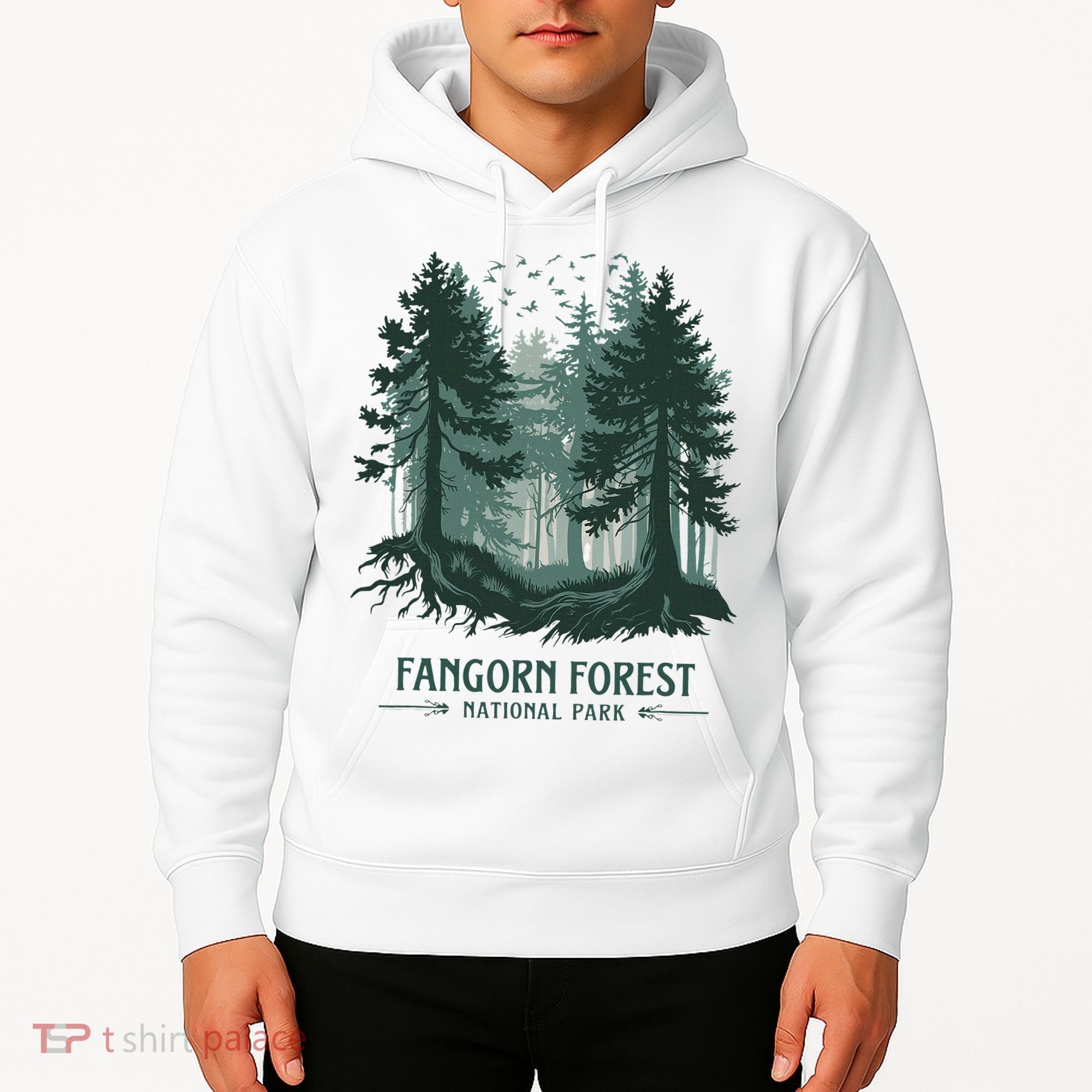 Fangorn Forest National Park Bookworms Saying Hoodie