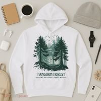 Fangorn Forest National Park Bookworms Saying Hoodie thumb 3