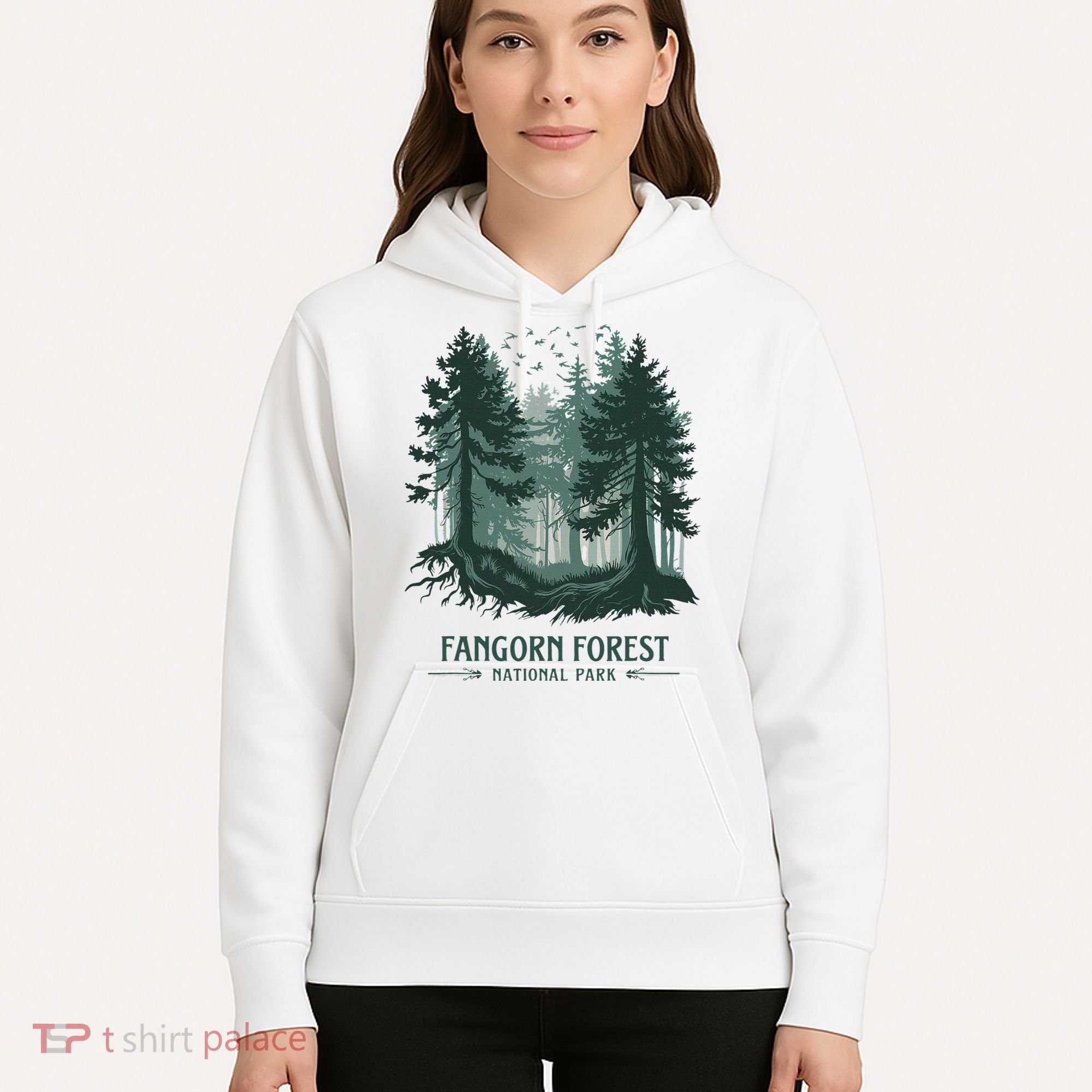 Fangorn Forest National Park Bookworms Saying Hoodie