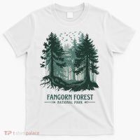 Fangorn Forest National Park Bookworms Saying T-Shirt thumb 0