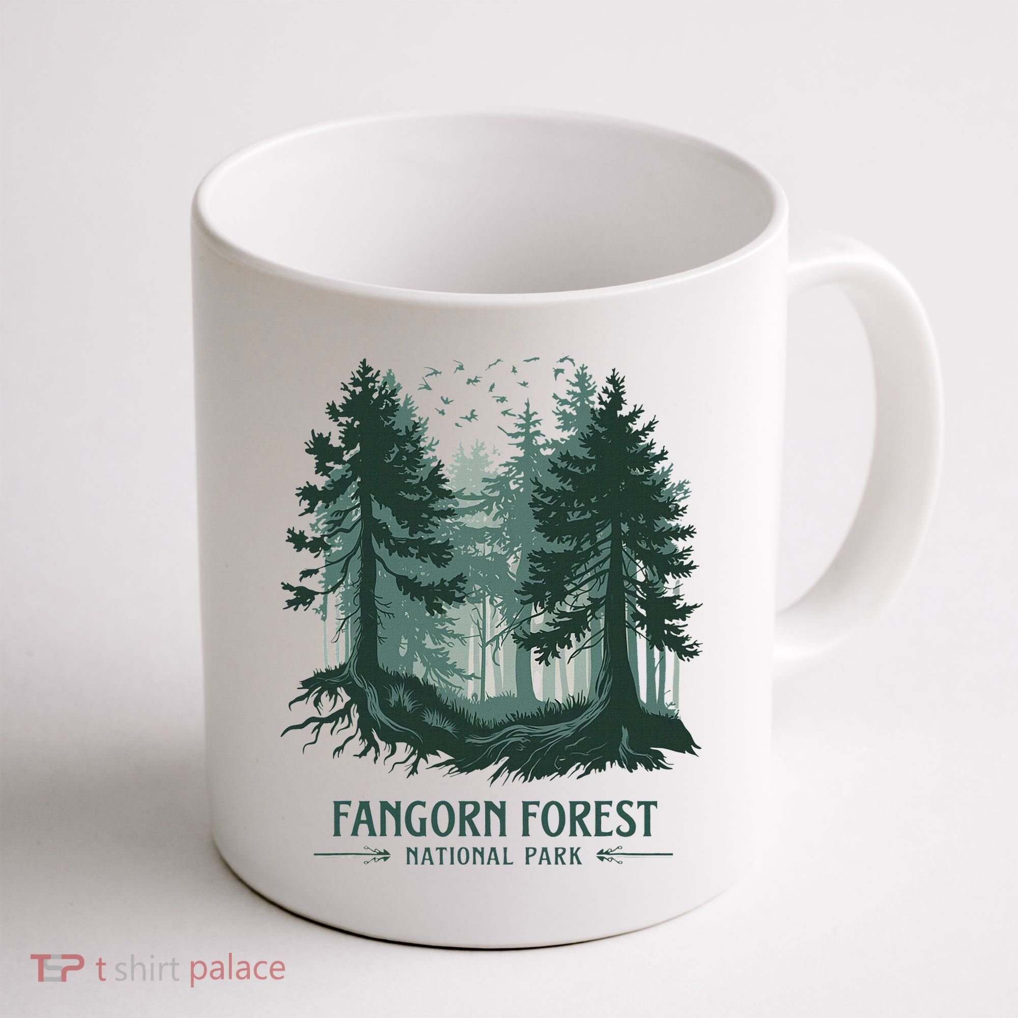 Fangorn Forest National Park Bookworms Saying Coffee Mug