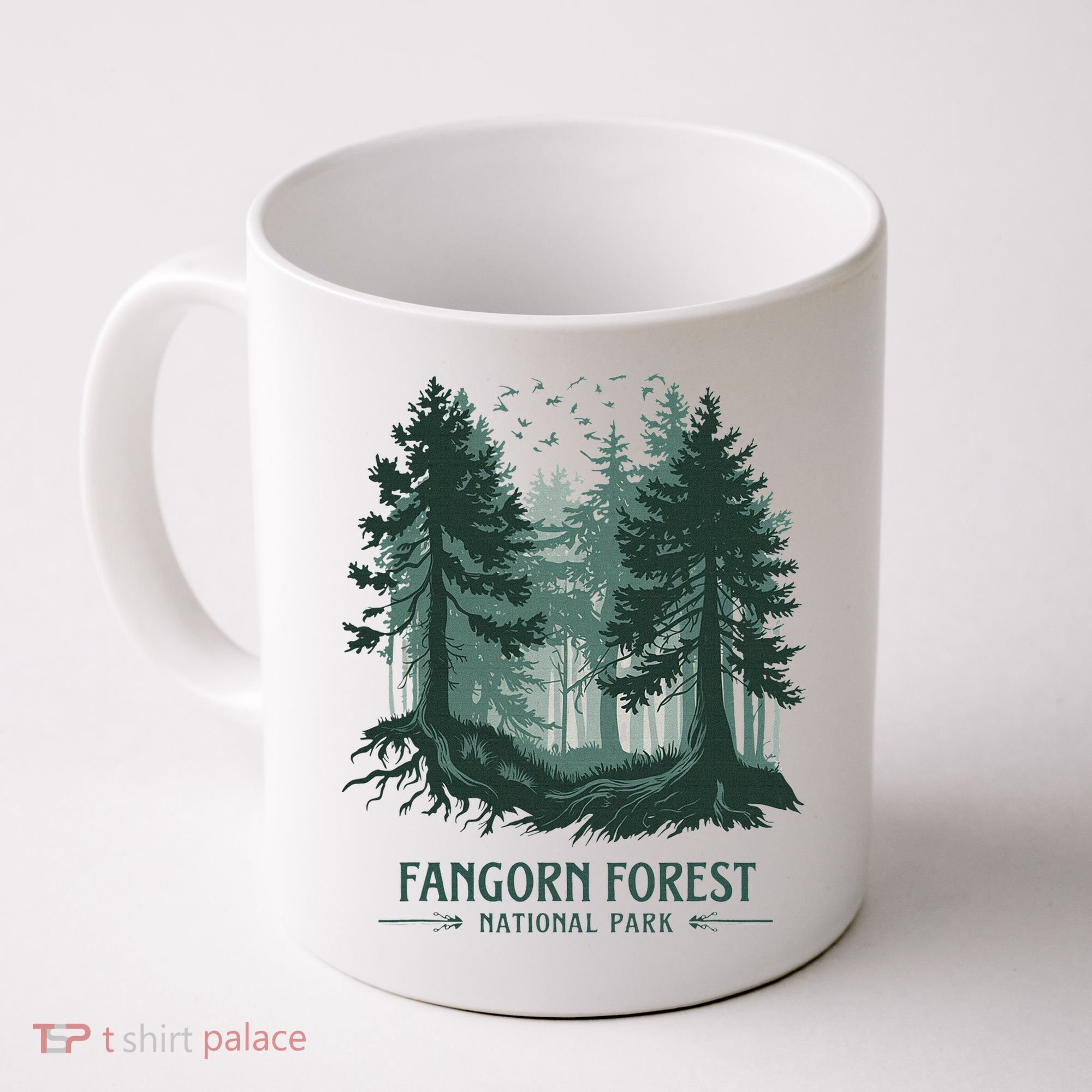Fangorn Forest National Park Bookworms Saying Coffee Mug