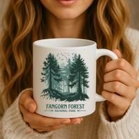 Fangorn Forest National Park Bookworms Saying Coffee Mug thumb 3