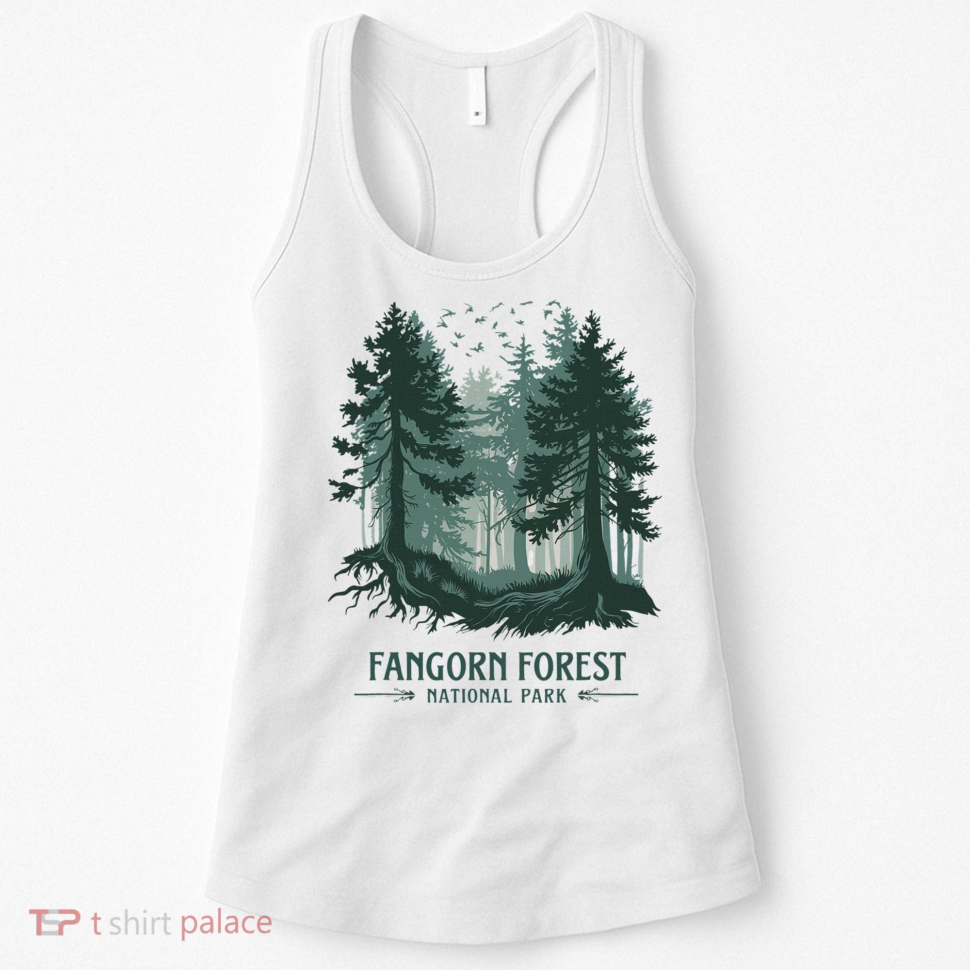 Fangorn Forest National Park Bookworms Saying Women's Tank Top