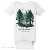 Fangorn Forest National Park Bookworms Saying Baby Bodysuit thumb 0
