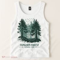 Fangorn Forest National Park Bookworms Saying Tank Top thumb 2