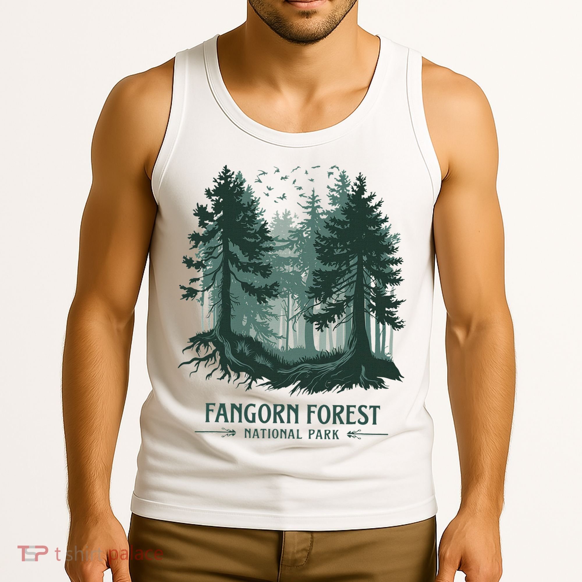 Fangorn Forest National Park Bookworms Saying Tank Top