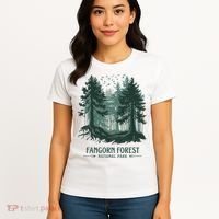 Fangorn Forest National Park Bookworms Saying Women's T-Shirt thumb 4