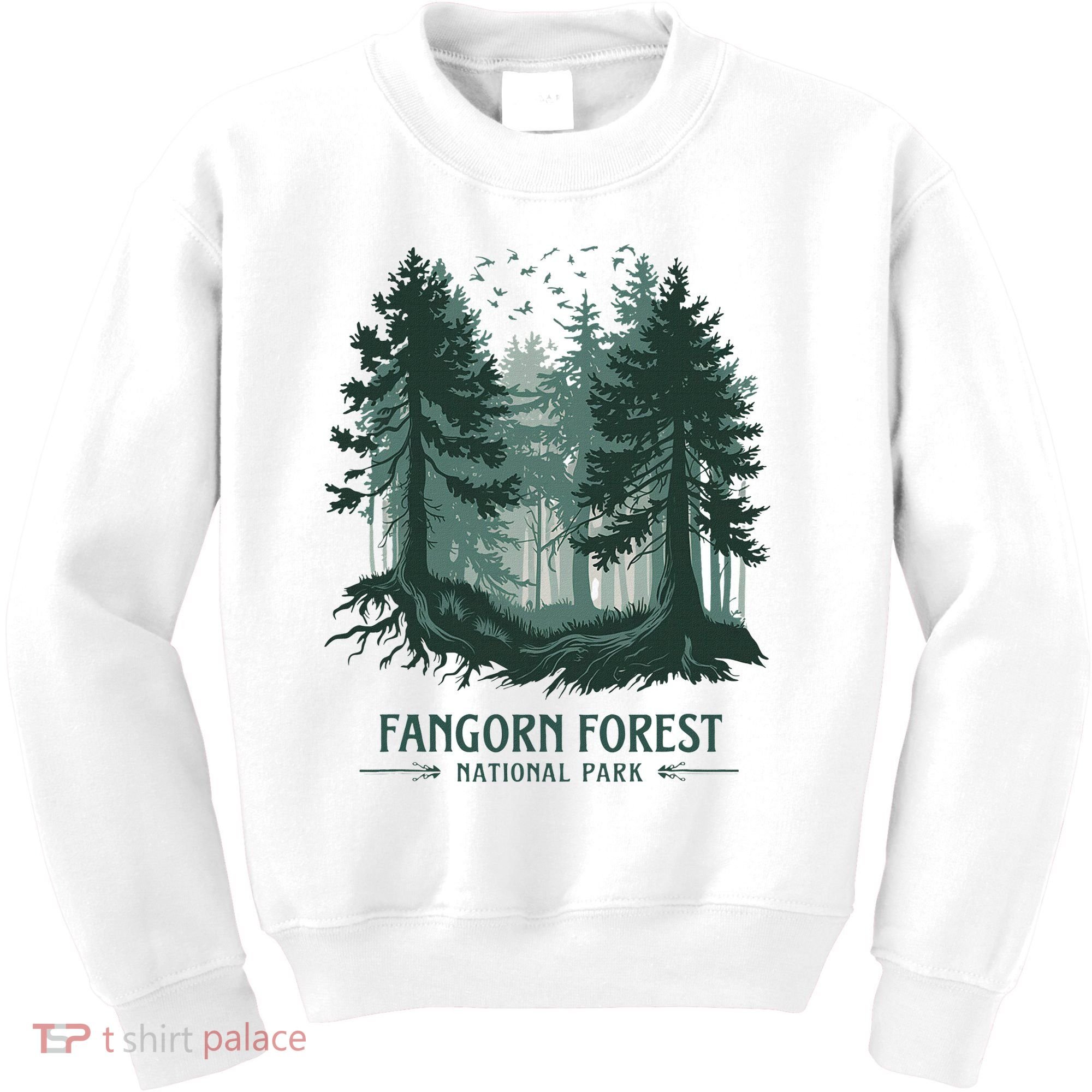 Fangorn Forest National Park Bookworms Saying Kids Sweatshirt