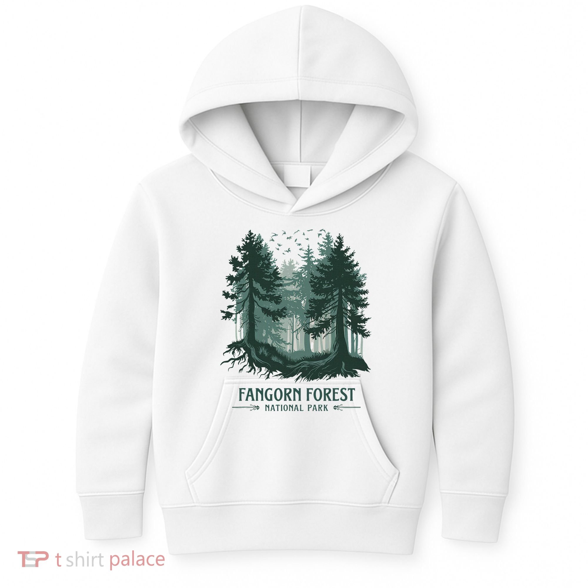 Fangorn Forest National Park Bookworms Saying Kids Hoodie