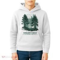Fangorn Forest National Park Bookworms Saying Kids Hoodie thumb 4