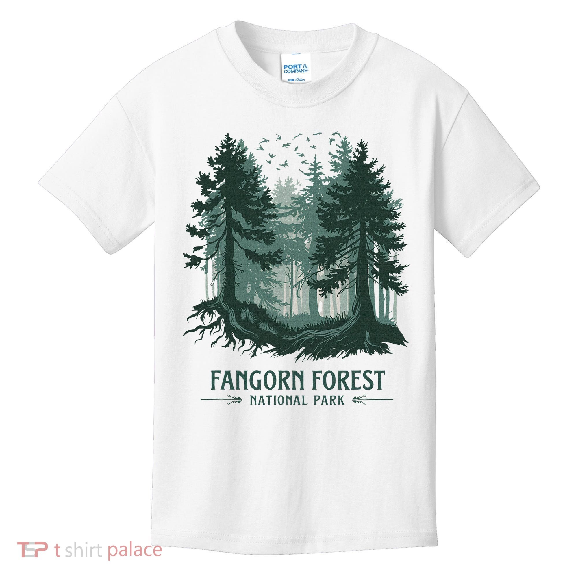 Fangorn Forest National Park Bookworms Saying Kids T-Shirt