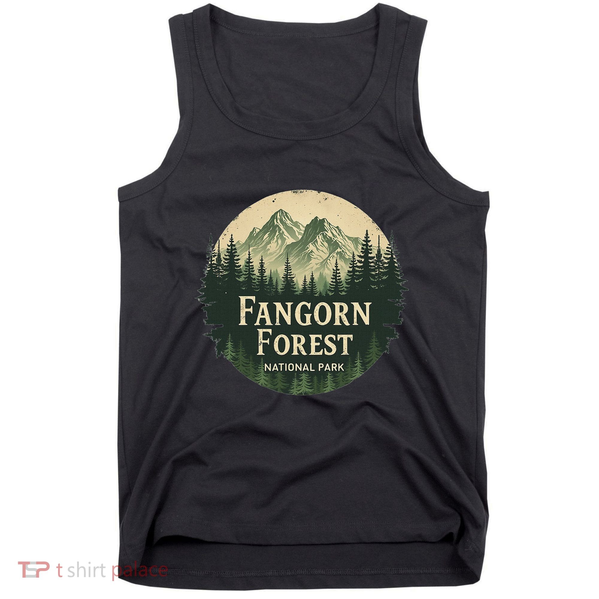 Fangorn Forest National Park Bookworms Saying Tank Top