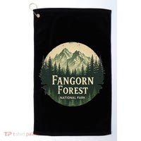 Fangorn Forest National Park Bookworms Saying Golf Towel thumb 0