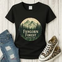 Fangorn Forest National Park Bookworms Saying Women's T-Shirt thumb 3