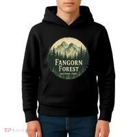 Fangorn Forest National Park Bookworms Saying Kids Hoodie thumb 4