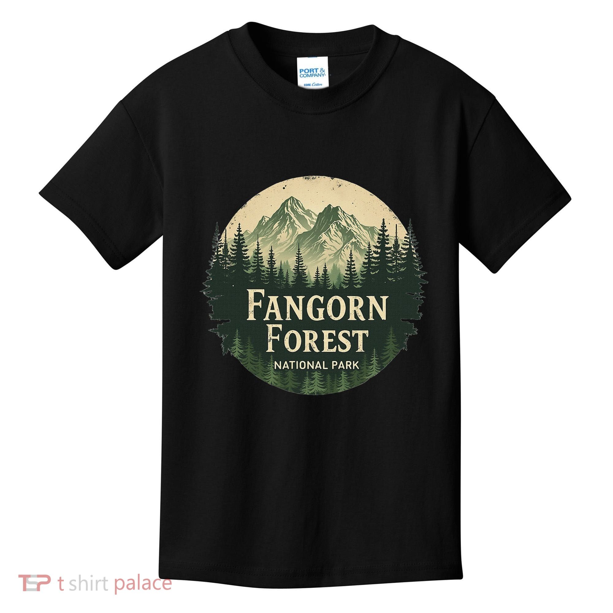 Fangorn Forest National Park Bookworms Saying Kids T-Shirt