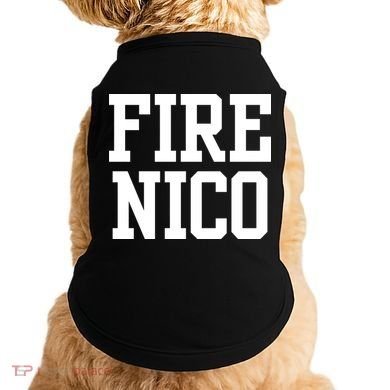 Funny Fire Nico Doggie Tank