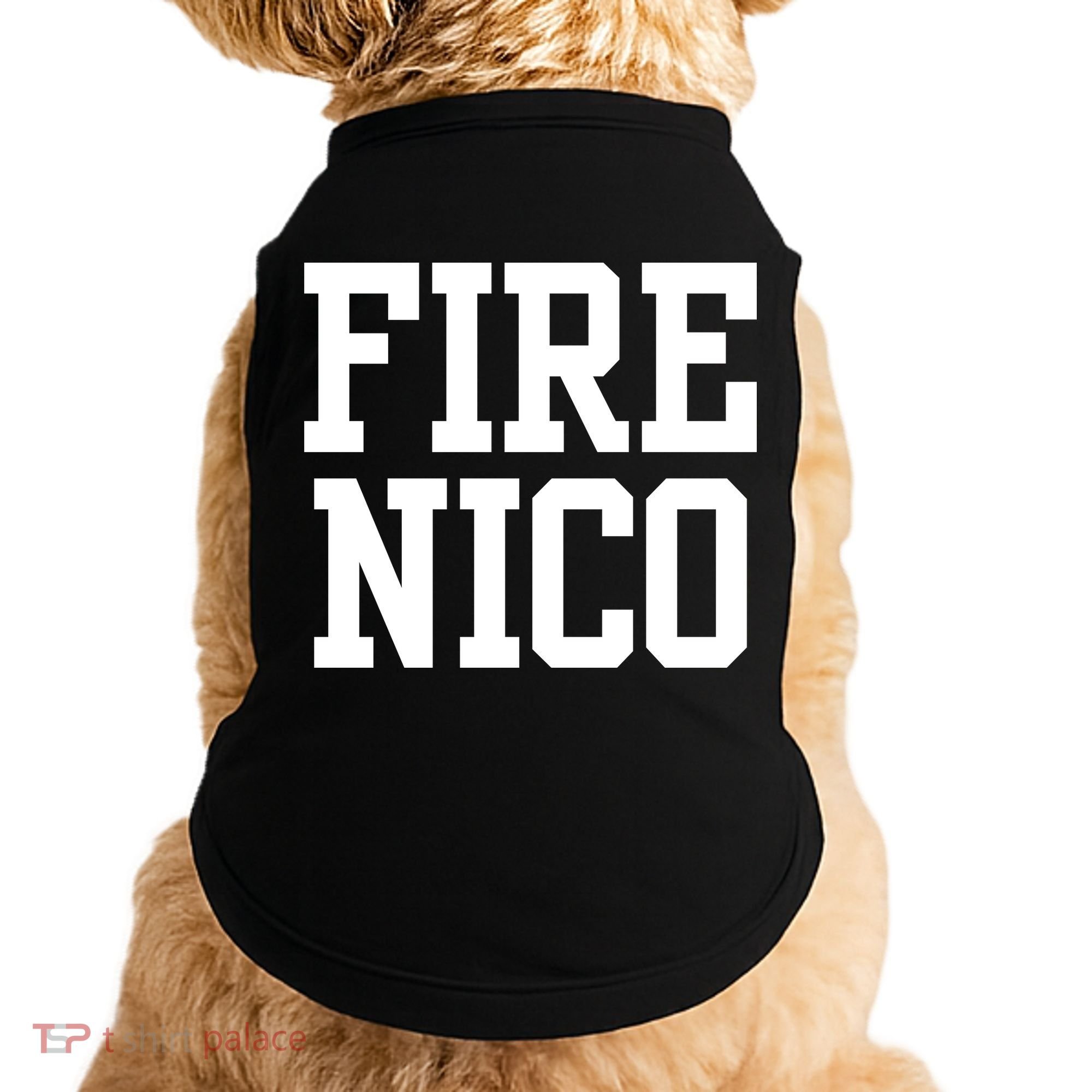 Funny Fire Nico Doggie Tank