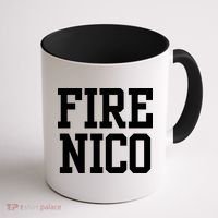Funny Fire Nico Coffee Mug thumb 1