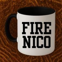 Funny Fire Nico Coffee Mug thumb 2