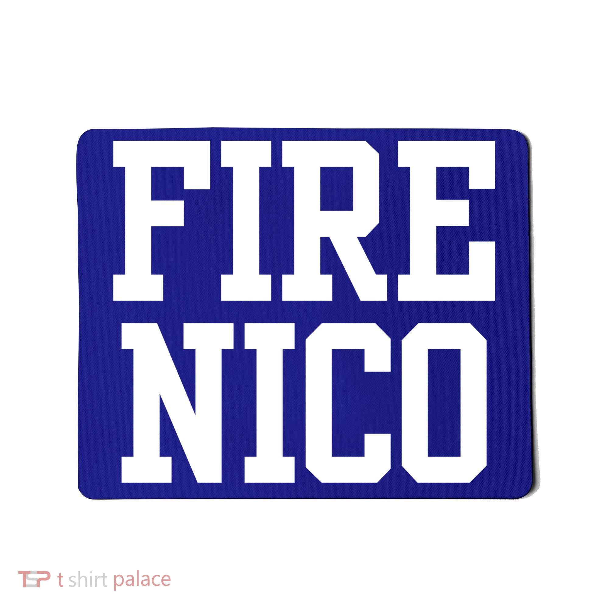 Funny Fire Nico Mousepad