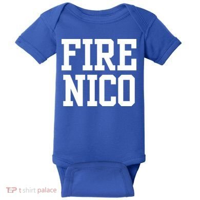 Funny Fire Nico Baby Bodysuit