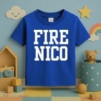 Funny Fire Nico Toddler T-Shirt thumb 3