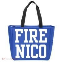 Funny Fire Nico Tote Bag thumb 0