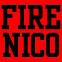 Funny Fire Nico Santa Hat thumb 1