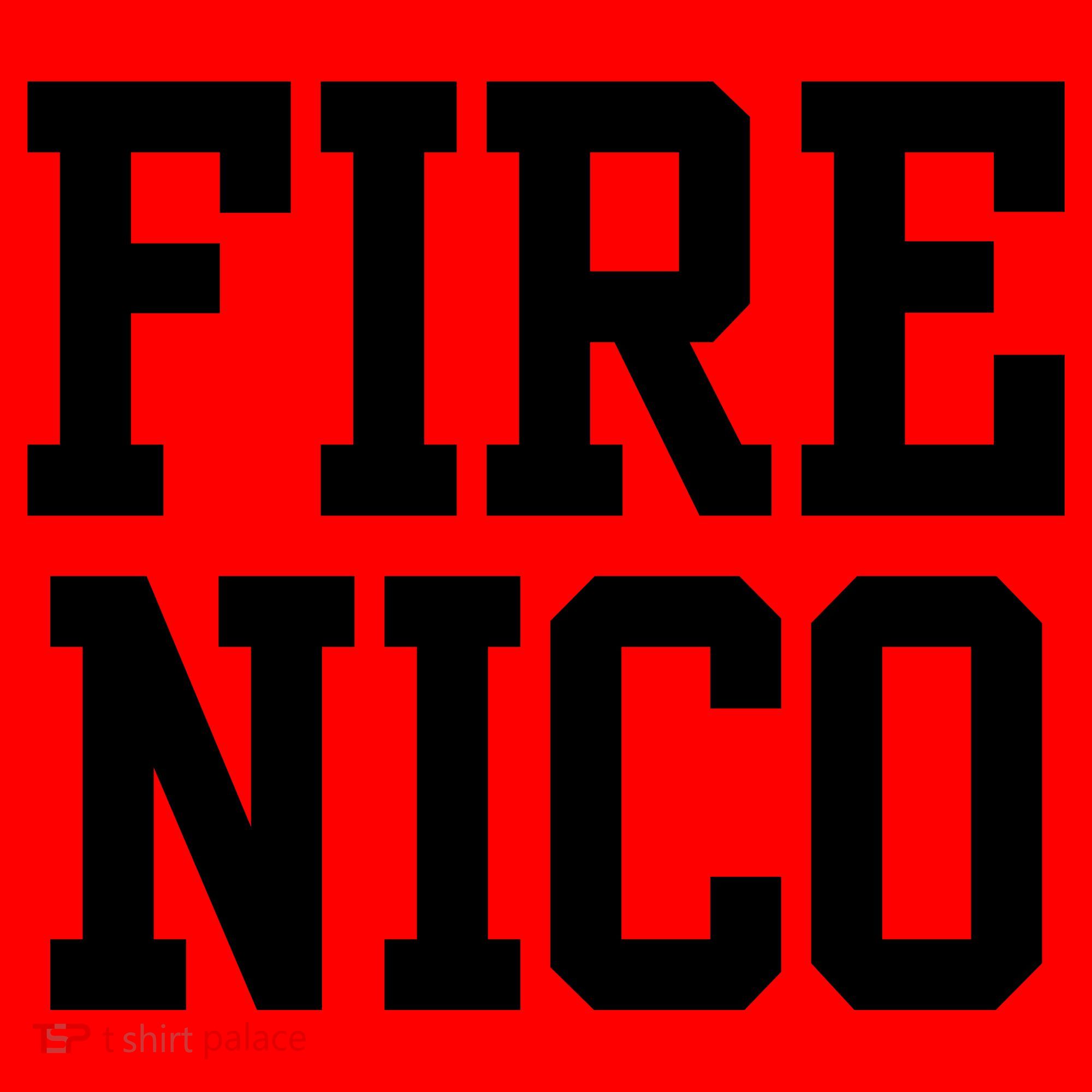 Funny Fire Nico Santa Hat