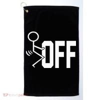 Funny Fuck Off Meme Golf Towel thumb 0