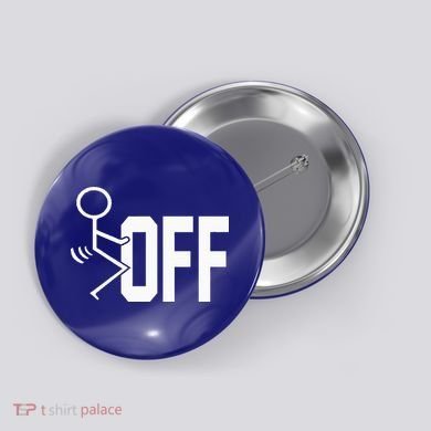 Funny Fuck Off Meme Button