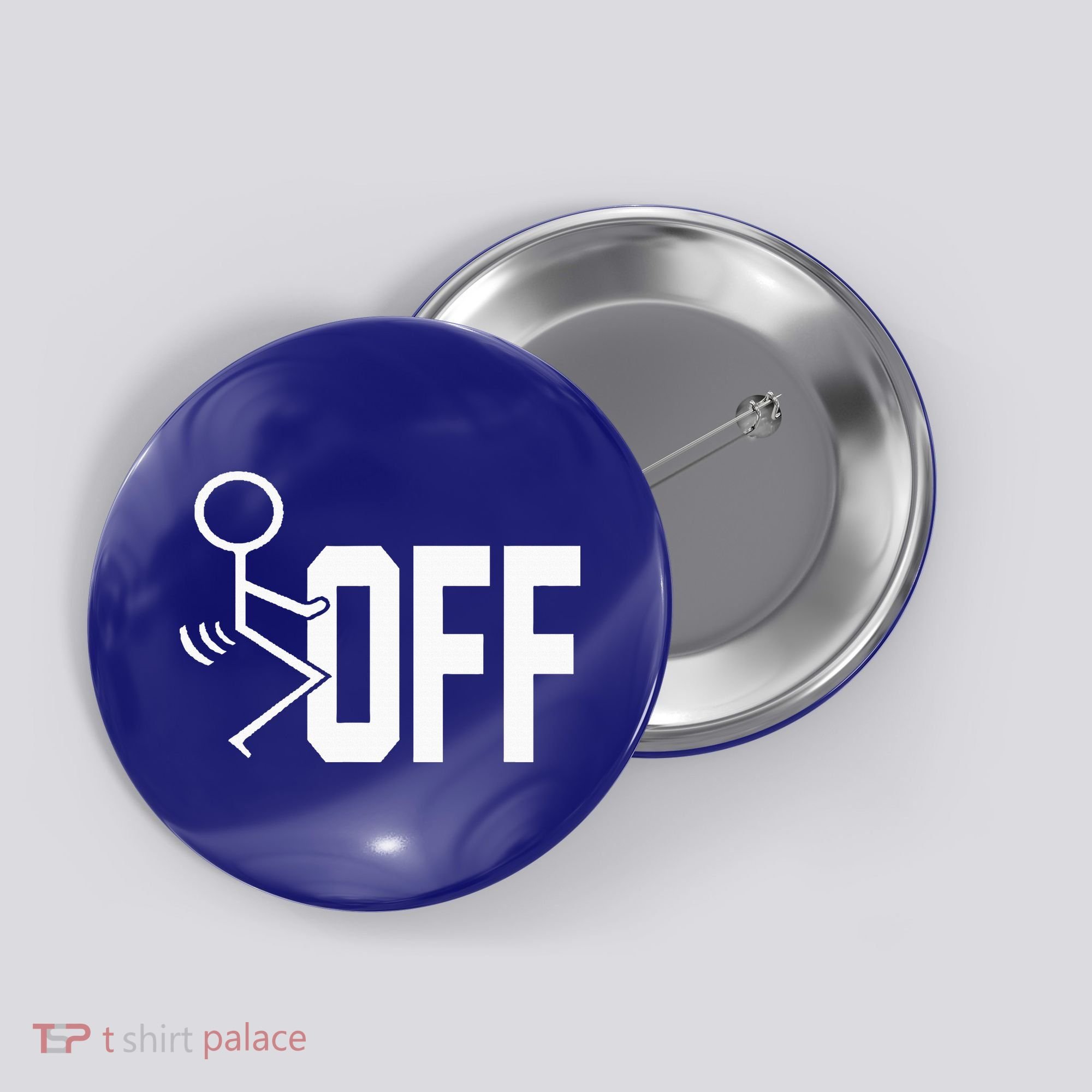 Funny Fuck Off Meme Button